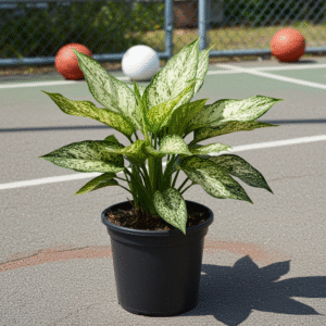 Aglaonaema Snow white in 6 inch nursery pot