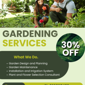 gardening services 4 days in week